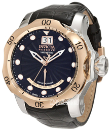 Invicta Reserve Czarny/Skóra Ø54 mm 1593
