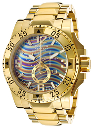 Invicta Excursion Wielokolorowy/Stal w odcieniu złota Ø55.6 mm 15976