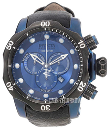Invicta Venom Niebieski/Skóra Ø53.7 mm 15988