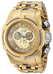 Invicta Jason Taylor Żółte złoto/Stal w odcieniu złota Ø53 mm 16004