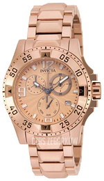 Invicta Excursion Różowe złoto/Stal w kolorze różowego złota Ø40 mm 16103