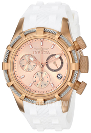 Invicta Bolt Różowe złoto/Guma Ø40 mm 16105