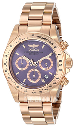 Invicta Speedway Purpurowy/Stal w kolorze różowego złota Ø39 mm 16659