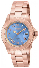 Invicta Angel Niebieski/Stal w kolorze różowego złota Ø40 mm 16853