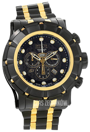 Invicta Reserve Czarny/Stal w odcieniu złota Ø54 mm 16950
