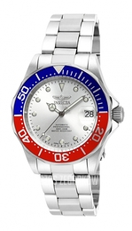 Invicta Pro Diver Srebrny/Stal Ø40 mm 17041