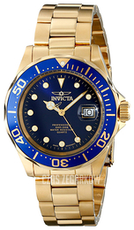 Invicta Pro Diver Niebieski/Stal w odcieniu złota Ø40 mm 17058