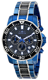 Invicta Pro Diver Czarny/Karbon Ø45 mm 17256