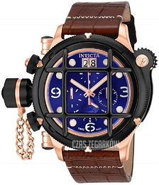 Invicta Russian Diver Niebieski/Skóra Ø52 mm 17353