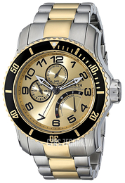 Invicta Pro Diver Żółte złoto/Stal w odcieniu złota Ø48 mm 17357