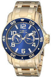Invicta Pro Diver Niebieski/Stal w odcieniu złota Ø48 mm 17498
