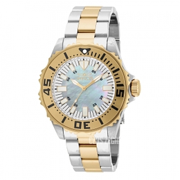 Invicta Pro Diver Biały/Stal w odcieniu złota Ø44 mm 17694