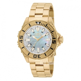 Invicta Pro Diver Biały/Stal w odcieniu złota Ø44 mm 17695