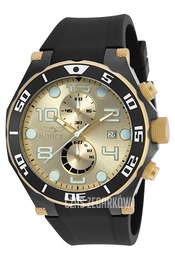 Invicta Pro Diver Żółte złoto/Guma Ø50 mm 17815