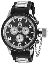 Invicta Russian Diver Czarny/Stal Ø51.5 mm 17817
