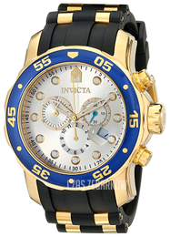 Invicta Pro Diver Srebrny/Stal w odcieniu złota Ø48 mm 17880