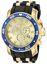Invicta Pro Diver Szampański/Stal w odcieniu złota Ø48 mm 17881