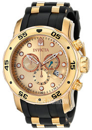 Invicta Pro Diver Żółte złoto/Stal w odcieniu złota Ø48 mm 17884