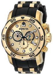 Invicta Pro Diver Żółte złoto/Stal w odcieniu złota Ø48 mm 17885
