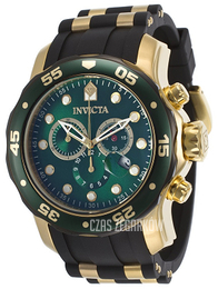 Invicta Pro Diver Zielony/Stal w odcieniu złota Ø48 mm 17886
