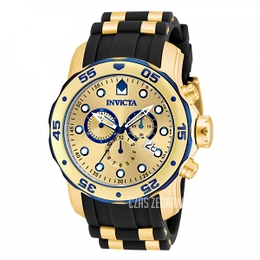 Invicta Pro Diver Żółte złoto/Stal w odcieniu złota Ø48 mm 17887