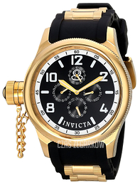 Invicta Russian Diver Czarny/Stal w odcieniu złota Ø48 mm 1801