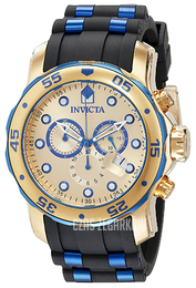 Invicta Pro Diver Żółte złoto/Guma Ø48 mm 18041