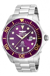 Invicta Pro Diver Purpurowy/Stal Ø54 mm 18158