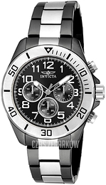 Invicta Czarny/Stal Ø45 mm 18222