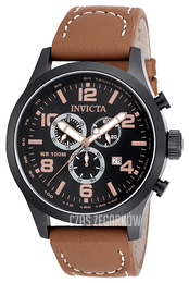 Invicta I-Force Czarny/Skóra Ø48 mm 18499