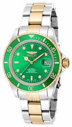 Invicta Pro Diver Zielony/Pozlacana Ø40 mm 18509