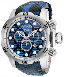 Invicta Venom Niebieski/Skóra Ø53 mm 19002