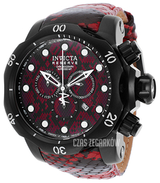 Invicta Venom Czerwony/Skóra Ø54 mm 19004