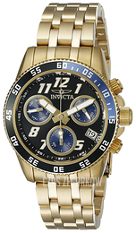 Invicta Pro Diver Czarny/Stal w odcieniu złota Ø40 mm 19191
