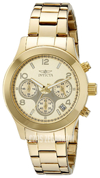 Invicta Angel Żółte złoto/Stal w odcieniu złota Ø38 mm 19217