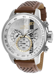 Invicta S1 Srebrny/Skóra Ø48 mm 19286