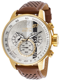 Invicta S1 Srebrny/Skóra Ø48 mm 19287