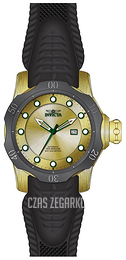 Invicta Venom Żółte złoto/Guma Ø53.7 mm 19315