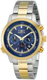 Invicta Specialty Niebieski/Stal w odcieniu złota Ø45 mm 19399