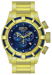 Invicta Bolt Niebieski/Stal w odcieniu złota Ø50 mm 19521
