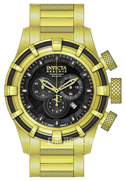Invicta Bolt Czarny/Stal w odcieniu złota Ø50 mm 19522