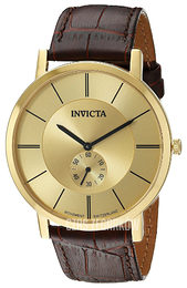Invicta Żółte złoto/Skóra Ø44 mm 19539