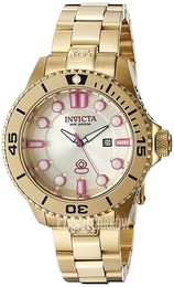 Invicta Pro Diver Żółte złoto/Stal w odcieniu złota Ø38 mm 19821