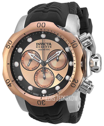 Invicta Venom Różowe złoto/Guma Ø53 mm 19921
