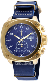 Invicta Aviator Niebieski/Skóra Ø54 mm 20060SYB