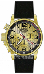 Invicta I-Force Żółte złoto/Skóra Ø46 mm 20137