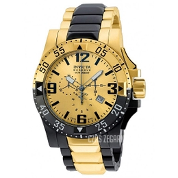 Invicta Excursion Żółte złoto/Stal w odcieniu złota Ø49 mm 20141