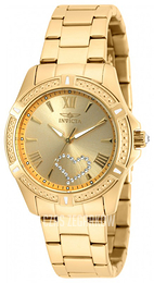 Invicta Angel Żółte złoto/Stal w odcieniu złota Ø34.5 mm 20322