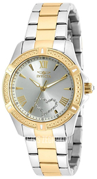 Invicta Angel Srebrny/Stal w odcieniu złota Ø34 mm 20323