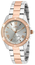 Invicta Angel Srebrny/Stal w kolorze różowego złota Ø34 mm 20324